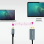 Nanocable Cable USB-C a DisplayPort 8K Bidireccional 2 m Negro